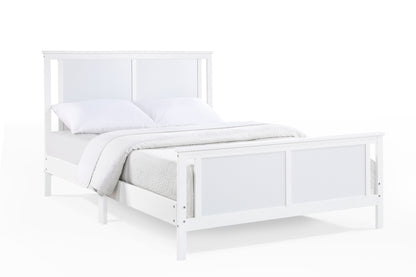 Connelly Full Bed White/Rockport Gray