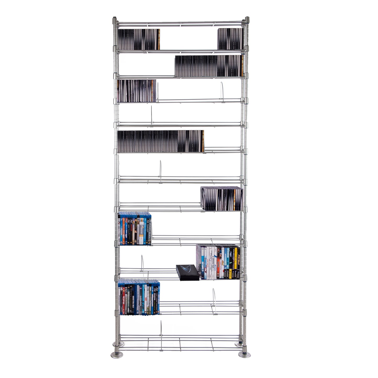 Shelving/Organizer- Max Steel 12 Multimedia Silver