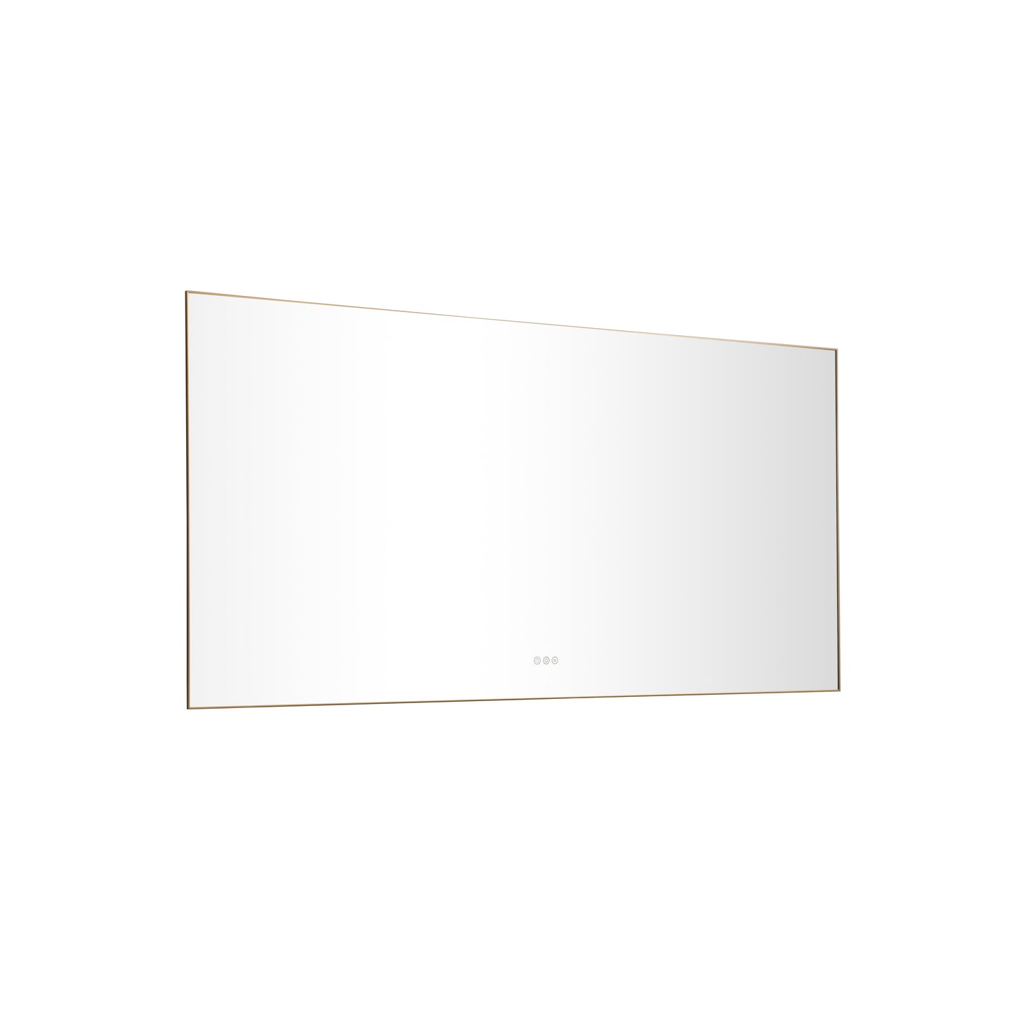 Super Bright Led Bathroom Mirror with Lights, Metal Frame Mirror Wall Mounted Lighted Vanity Mirrors for Wall, Anti Fog Dimmable Led Mirror for Makeup, Horizontal/Verti  \nGun Gray Metal