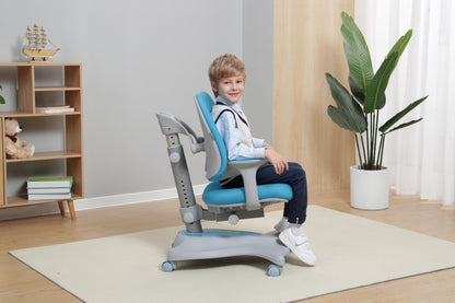 Ergonomic Height Adjustable Kids Chair Model C07/Blue