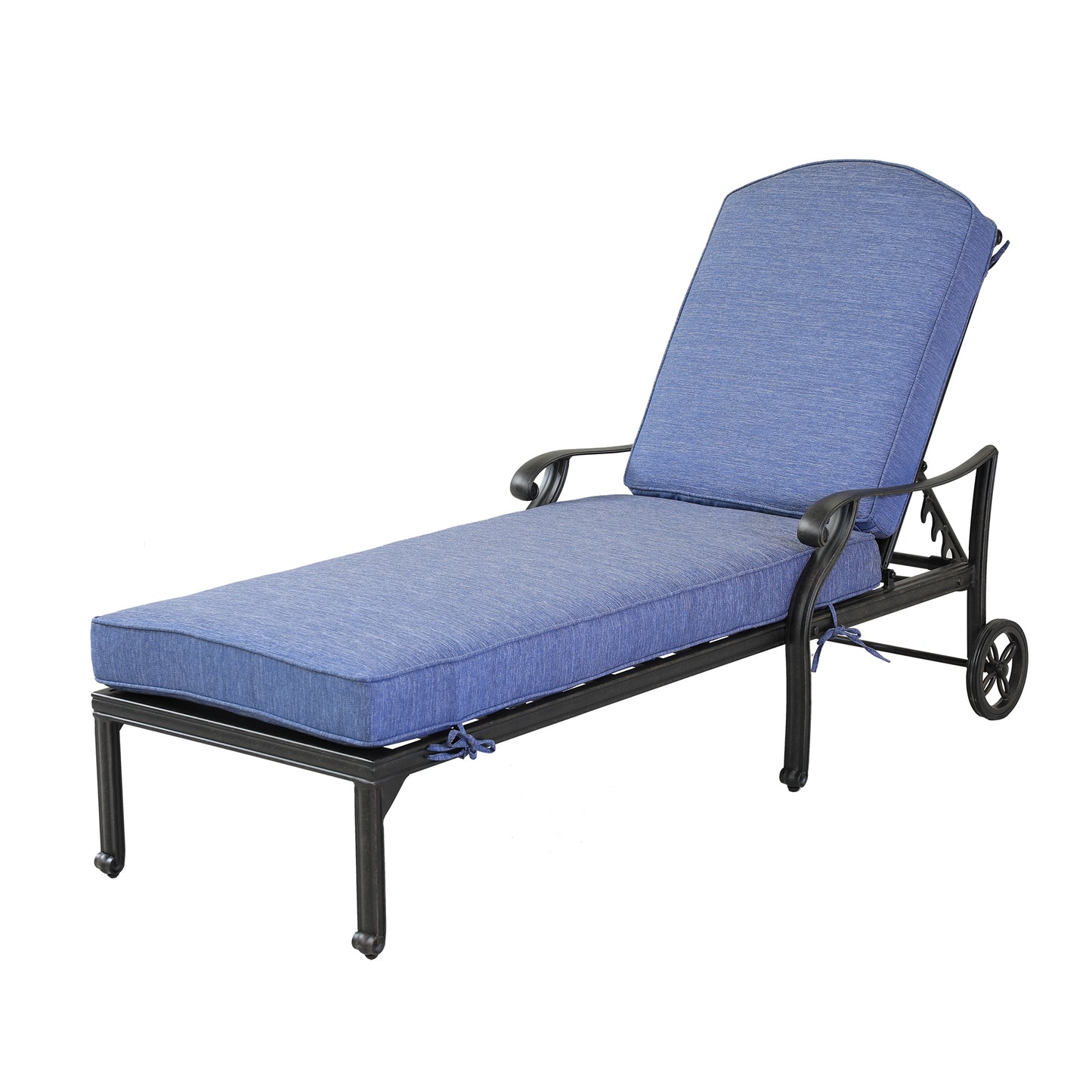 Chaise Lounger, Navy Blue