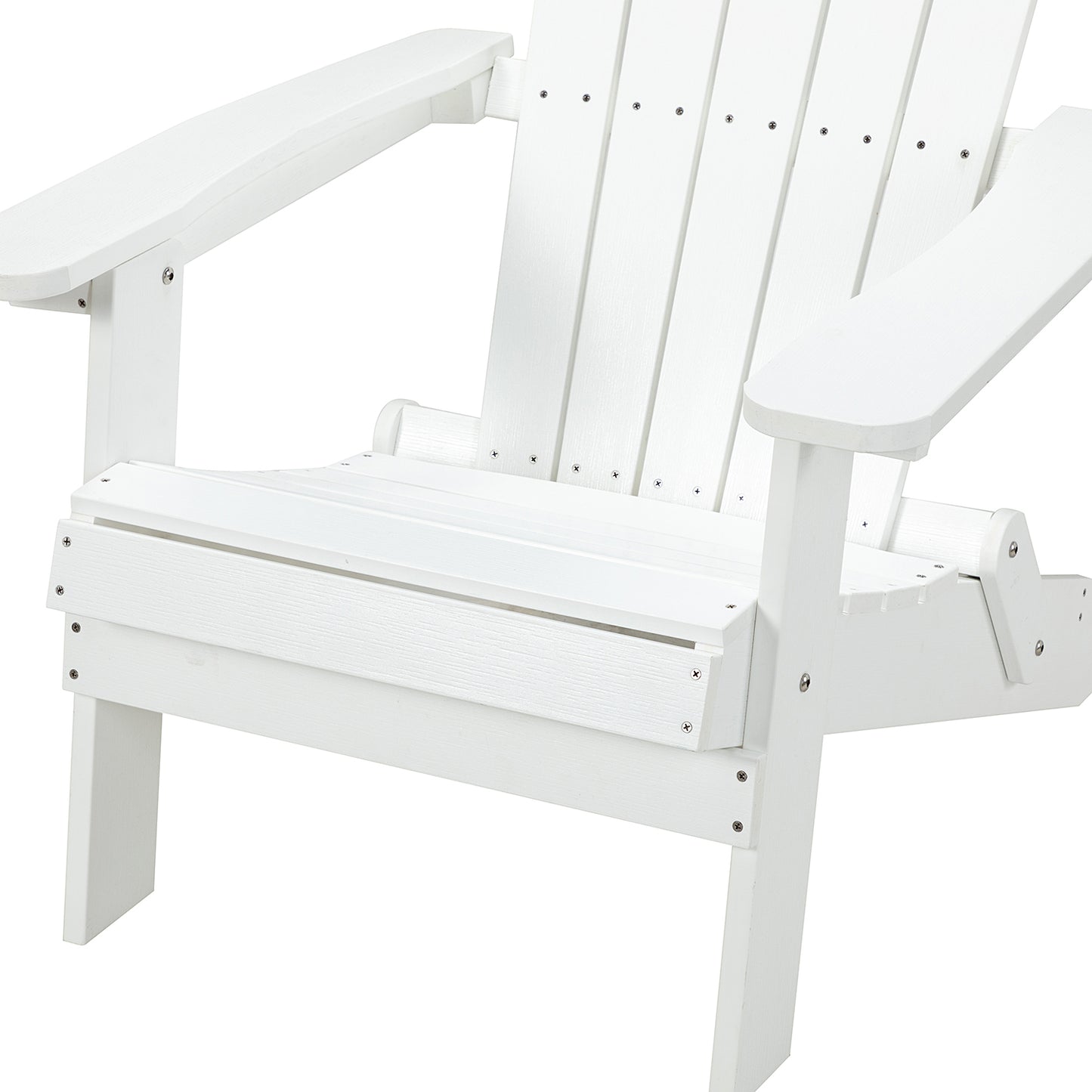 Elymus Outdoor 3 Pieces Plastic Adirondack Chair with Table