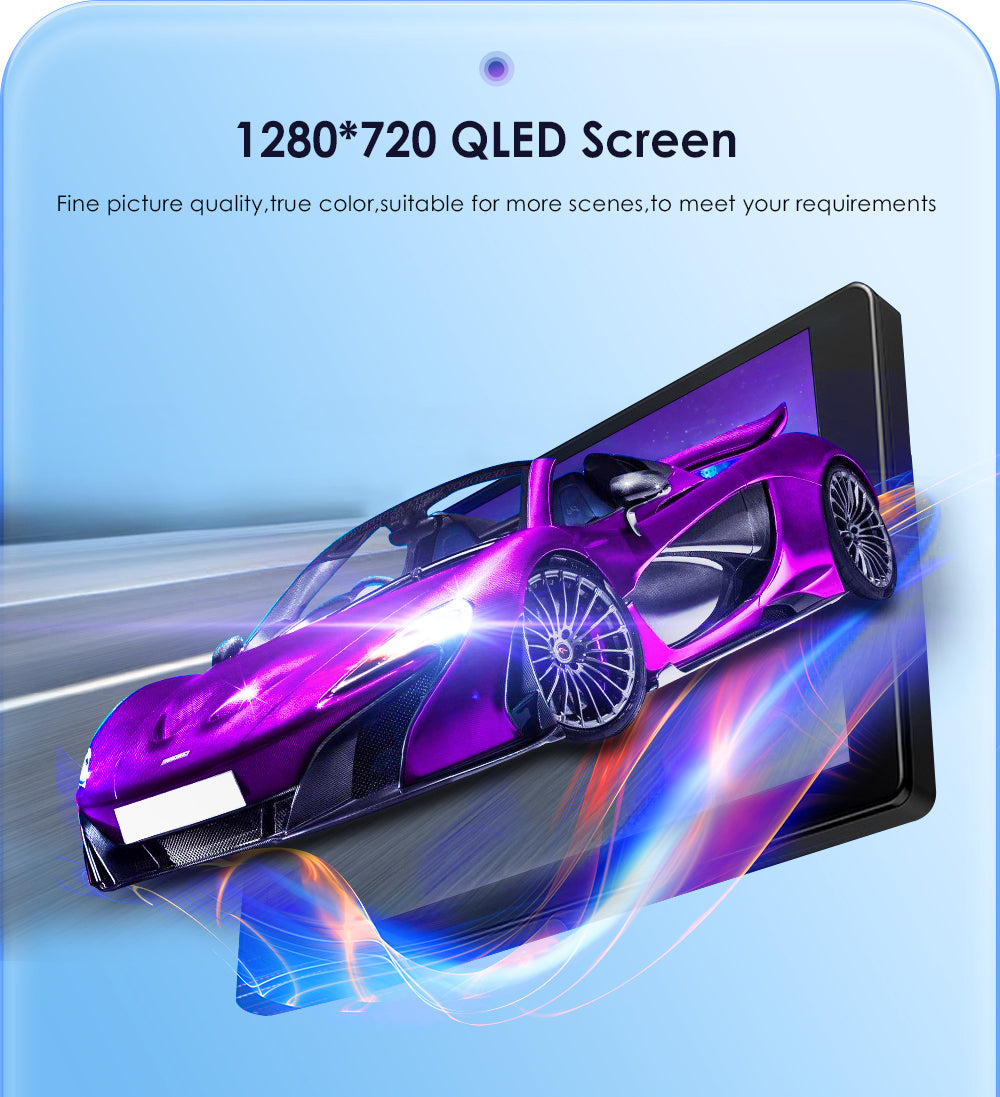 2S Series 10.1 inch Touchscreen Android 12 8Core QLED 1280*720 BT5.0 Car Gps Navigation Stereo Carplay 4+32GB