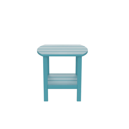 HDPE side table,adirondack table,porch table, patio table for outdoor and pool Blue