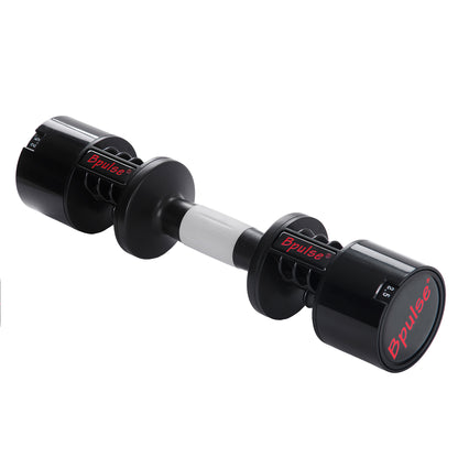 12.5KGS ADJUSTABLE DUMBBELL STEEL+PLASTIC(Adjustable range:2.5KGS,5KGS,7.5KGS,10KGS,12.5KGS)