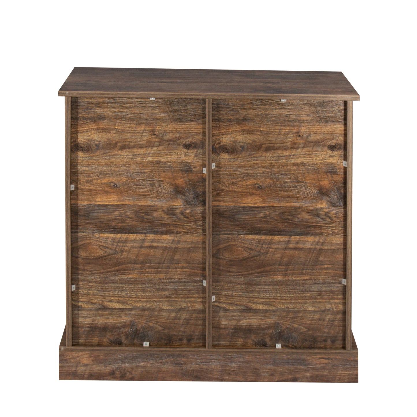 de Cabinet Buffet Sideboard with Sliding Barn Door and Interior Shelves,Espresso