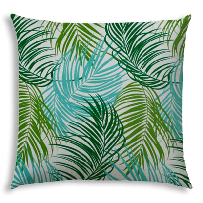 PLUME Aqua Jumbo Indoor/Outdoor - Zippered Pillow Cover