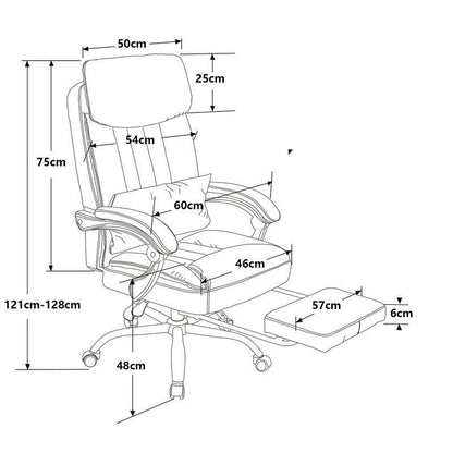 Exectuive Chair High Back Adjustable Managerial Home Desk Chair