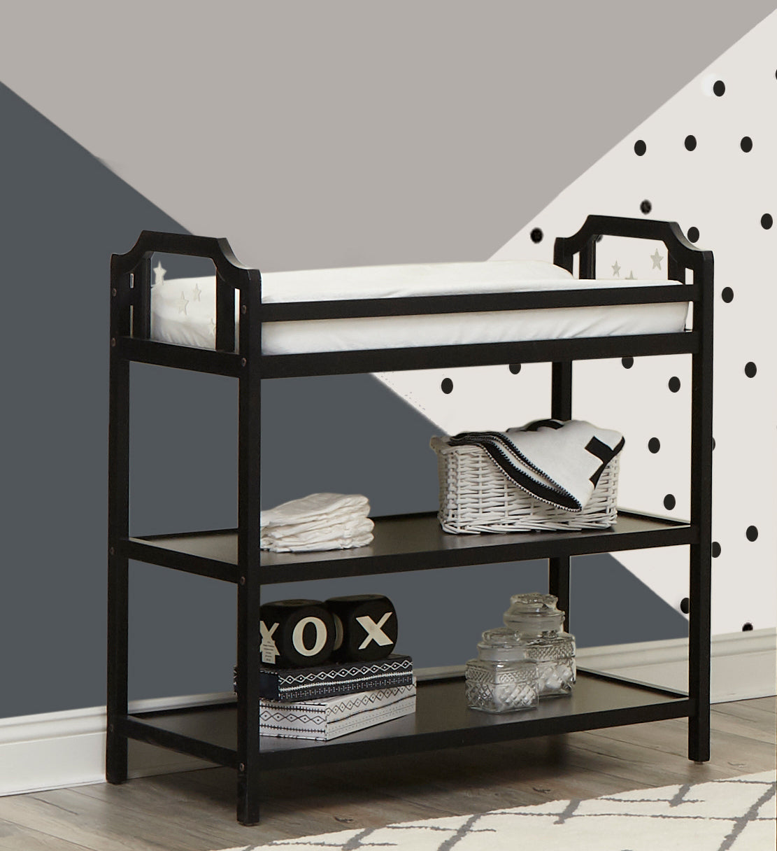 Celeste Changing Table Black