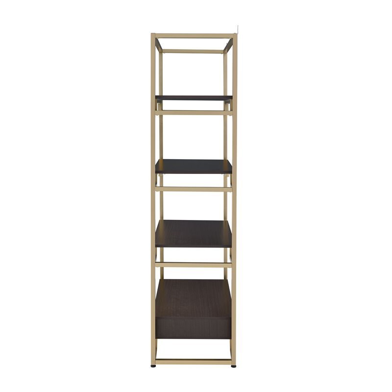 ACME Yumia Bookshelf in Gold  92787