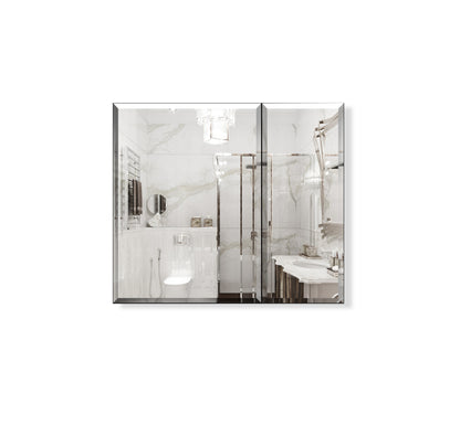 30*26 inch Medicine cabinet with Mirror Surface Mount or Recess aluminum Large storage space