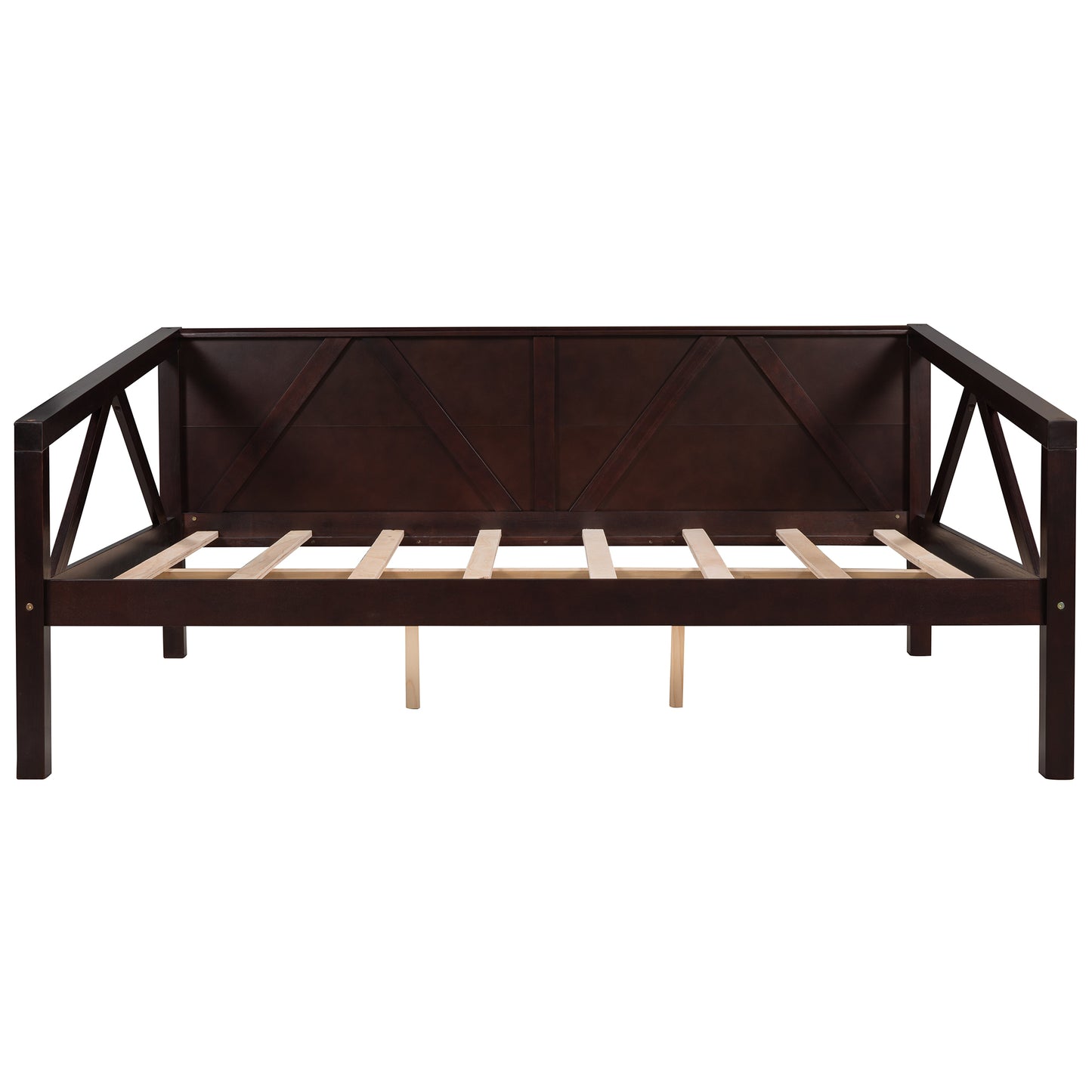 Full size Daybed, Wood Slat Support, Espresso