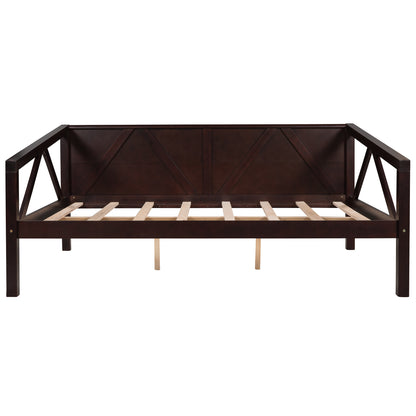 Full size Daybed, Wood Slat Support, Espresso