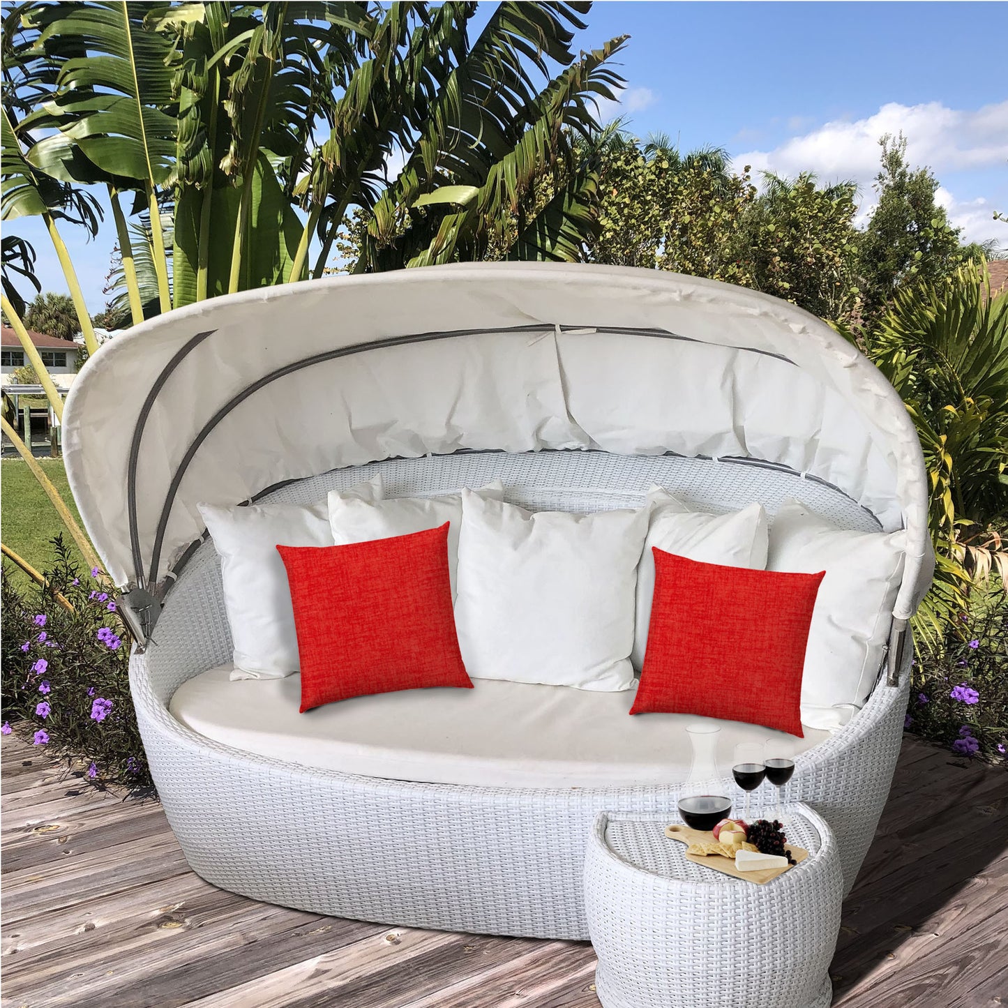 WEAVE Coral Jumbo Indoor/Outdoor - Zippered Pillow Cover