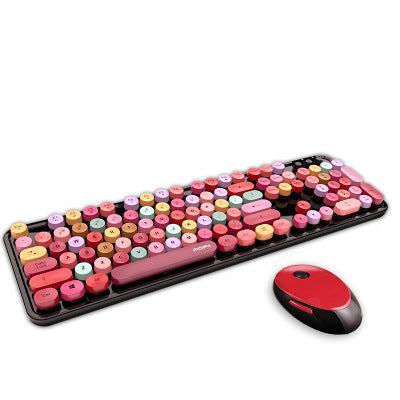 Spring Multi Wireless Keyboard And Mouse Set by VistaShops