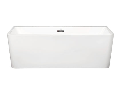 Acrylic Alcove Freestanding Soaking Bathtub