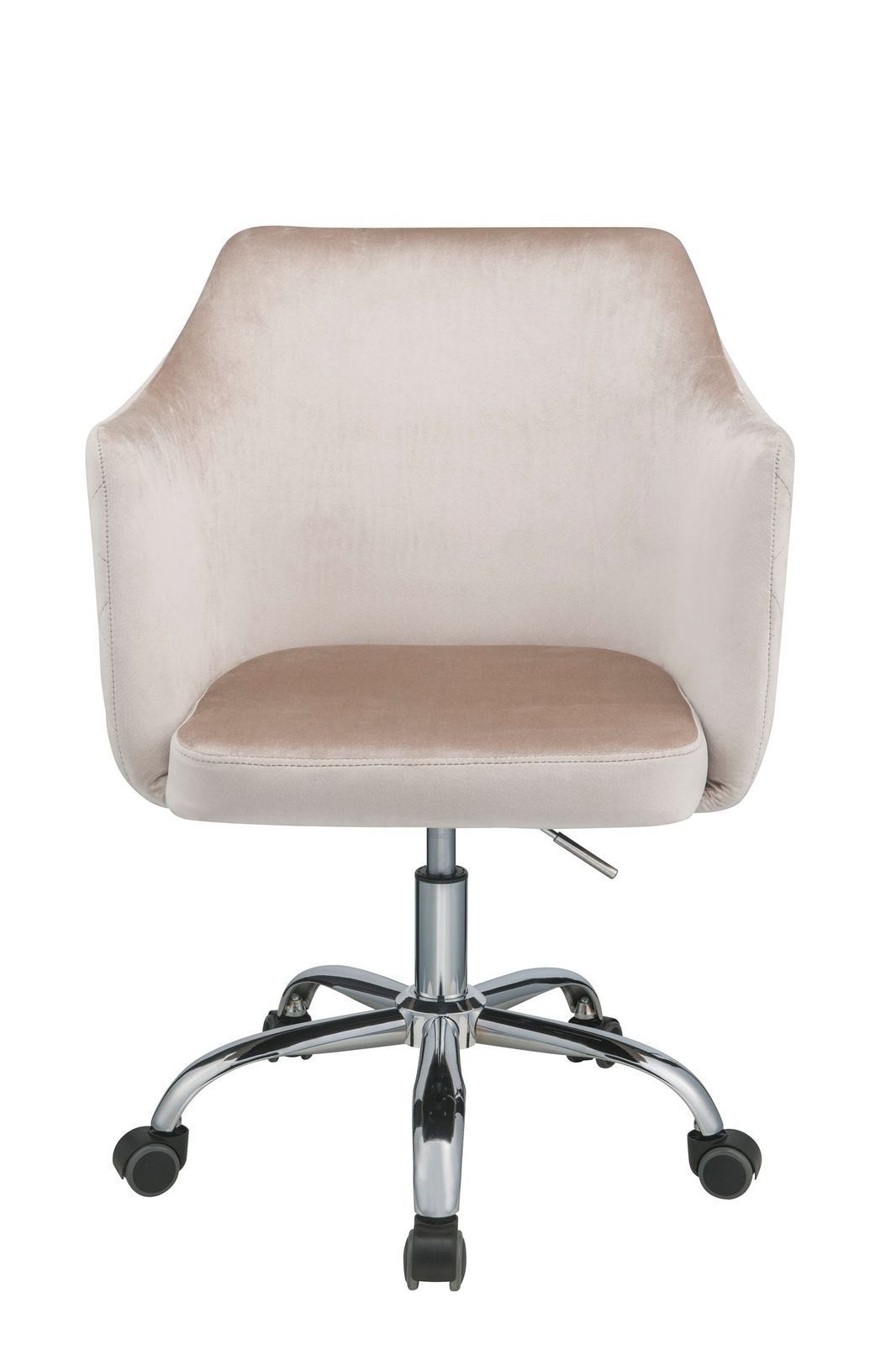 ACME Cosgair Office Chair in Champagne Velvet & Chrome 92506