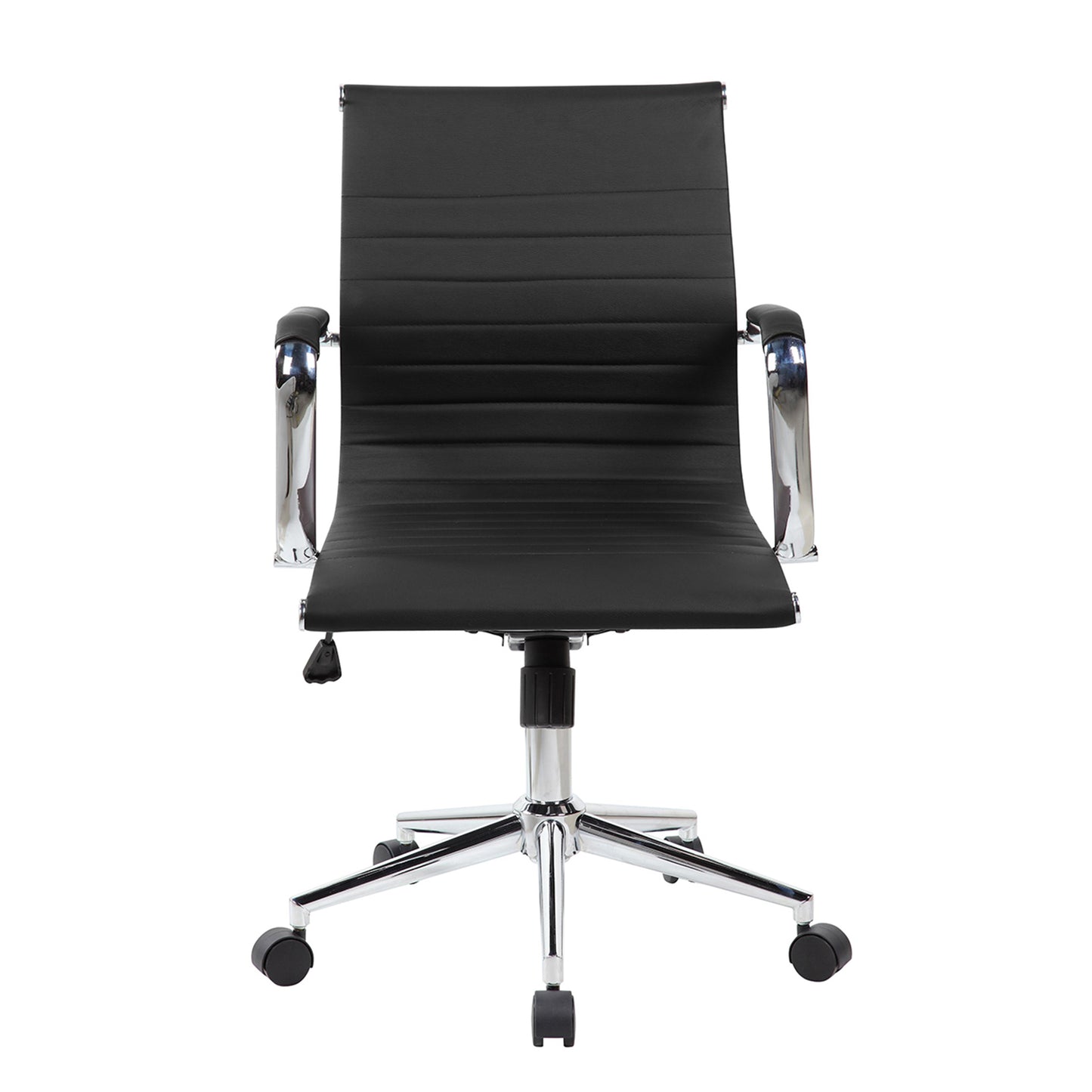 Techni Mobili Modern Medium Back Executive Office Chair, Black