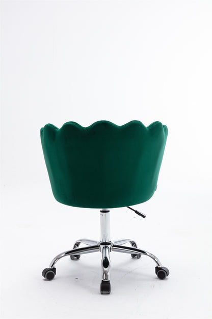 COOLMORE   Swivel Shell Chair for Living Room/Bed Room, Modern Leisure office Chair  Green