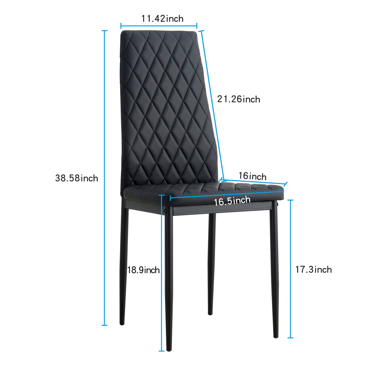 Dining chair set for 4