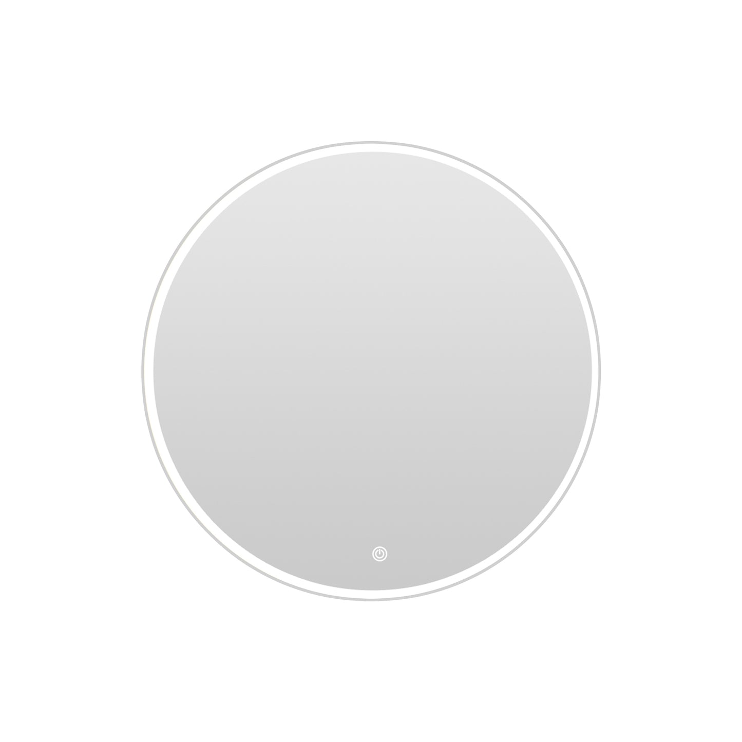 24 in. Round Wall-Mounted Dimmable LED Bathroom Vanity Mirror with Defogger and Bluetooth Music Speaker