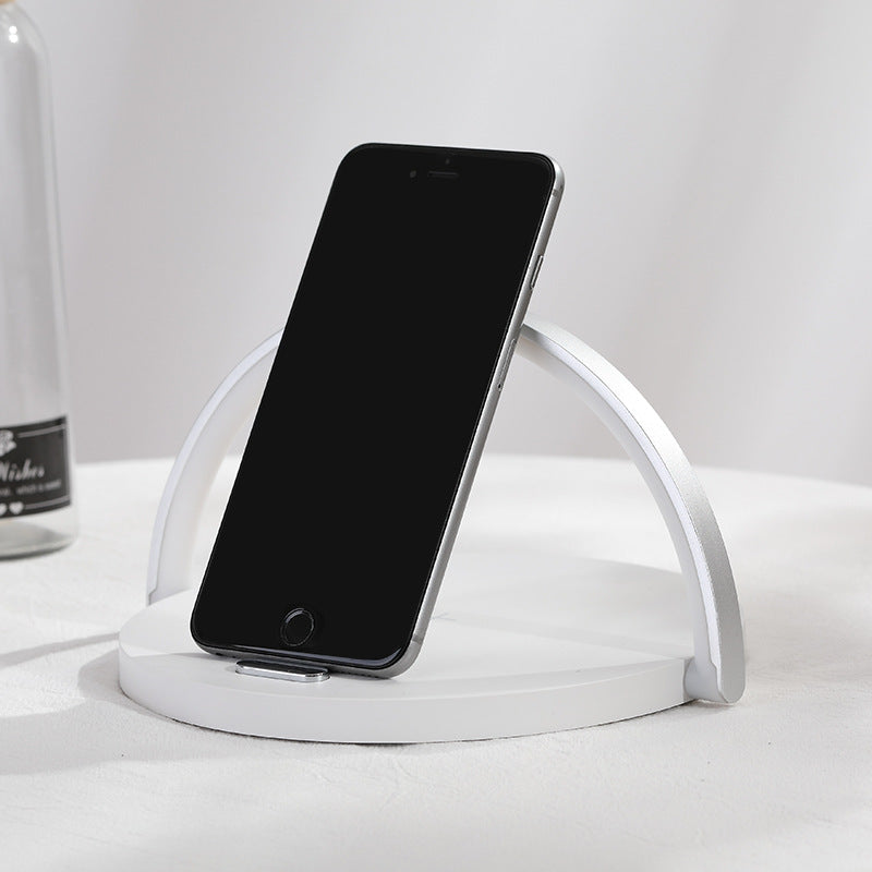 Moonlit Soft Glow LED Light, Wireless Phone Charger And Stand by VistaShops