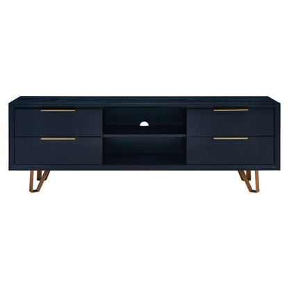 Malone Black Entertainment Console