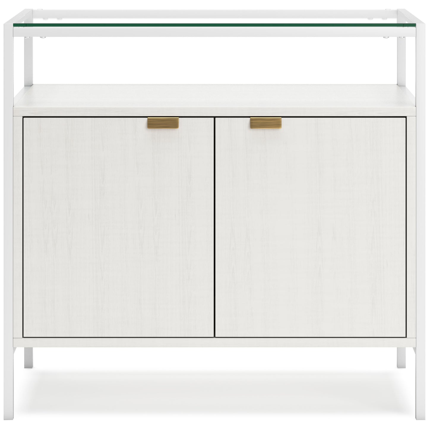 Ashley Deznee White Contemporary Small Bookcase H162-16