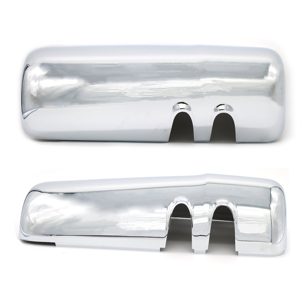 Chrome Door Mirror Covers Pair Driver Passenger Side for Kenworth T680 T880 W990