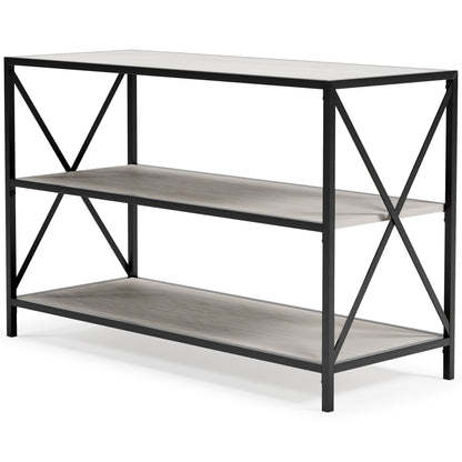 Ashley Bayflynn White+Black Casual Bookcase H288-60