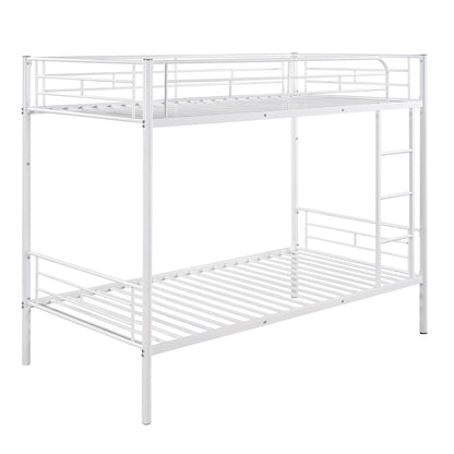 Twin Over Twin Metal Bunk Bed (White)( old sku: MF189201KAA )