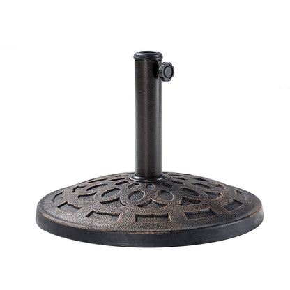 Teresa Resin Free Standing Umbrella Base-BRONZE