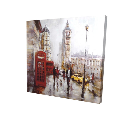 The big ben at london - 08x08 Print on canvas