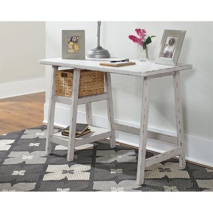 Ashley Mirimyn 42" Home Office Desk in Antiqued White H505-510