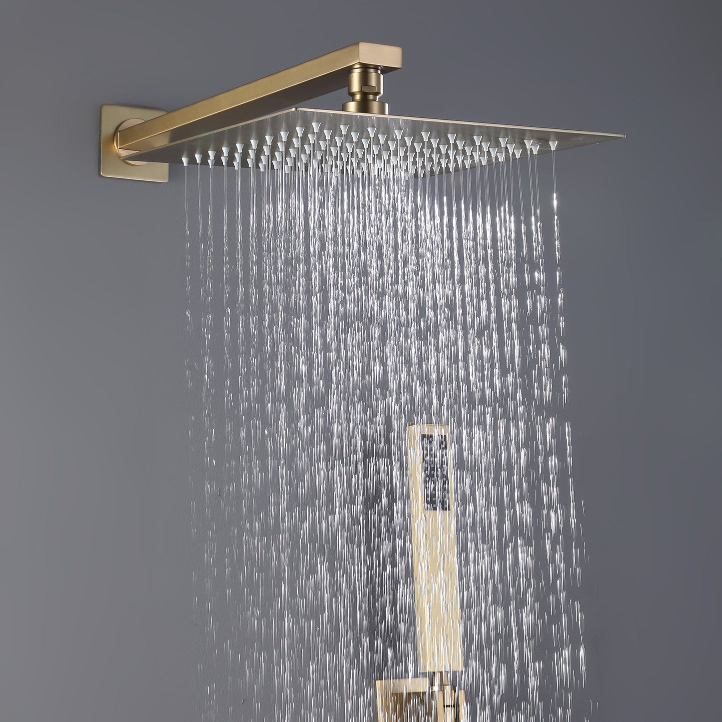 Pressure-Balanced Complete Shower System With Rough-In Valve