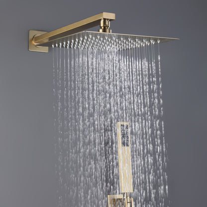 Pressure-Balanced Complete Shower System With Rough-In Valve