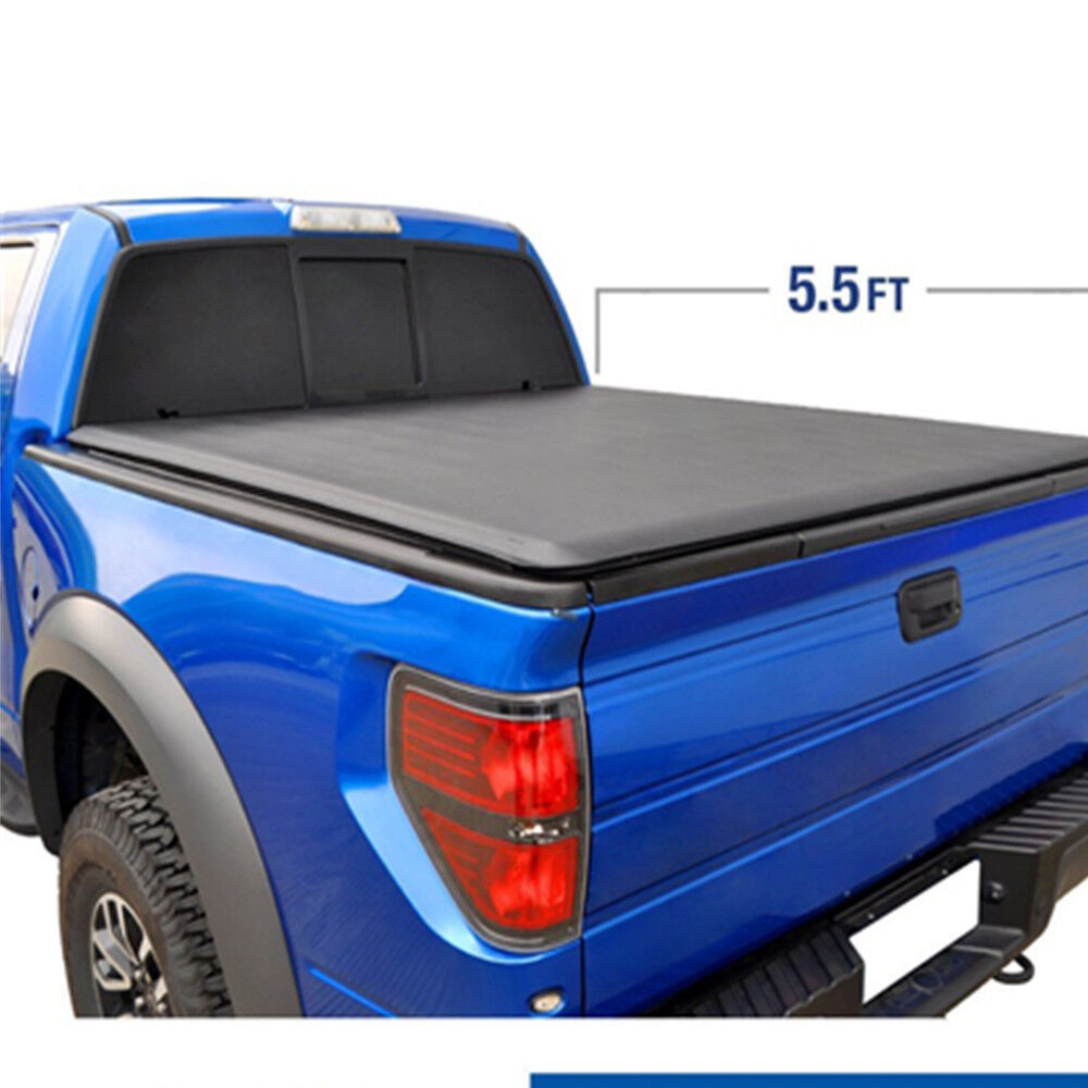 Roll Up Soft Tonneau Cover for 2004-2018 Ford F-150 5.5' Short Bed