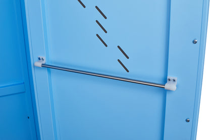 Metal Garage Storage Cabinet，Cleaning Tool Storage Cabinet,Multifunctional Garage Storage Closet with Doors,Handing Rod,