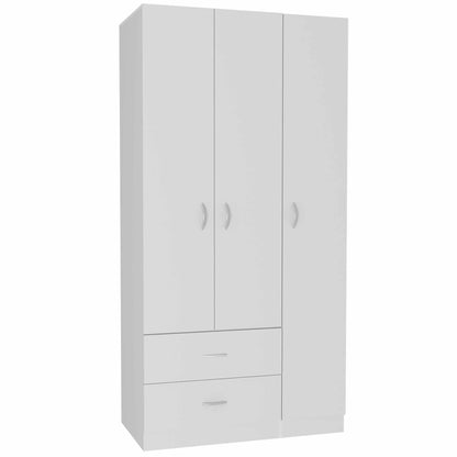 Rowaton 2-Drawer 3-Door  Armoire White