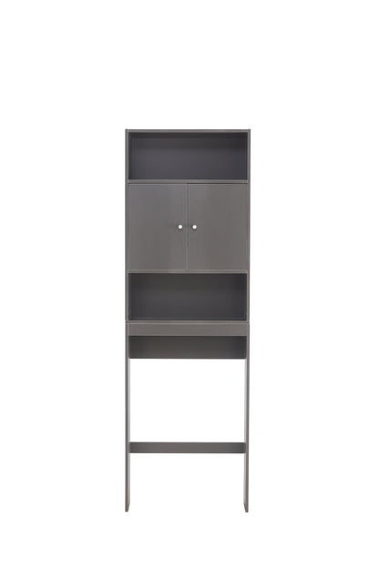 Tollilet storage cabinet grey