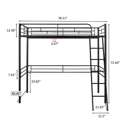 Metal Loft Bed