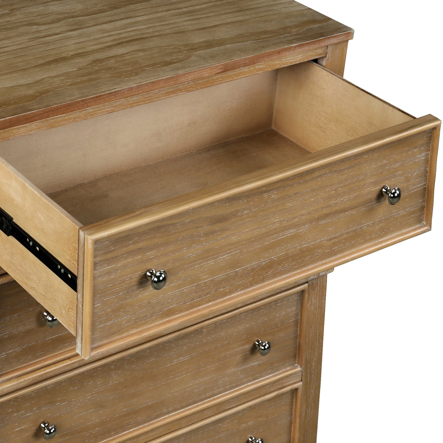 Chic Hazel 5 Drawers Chest Solid Wood