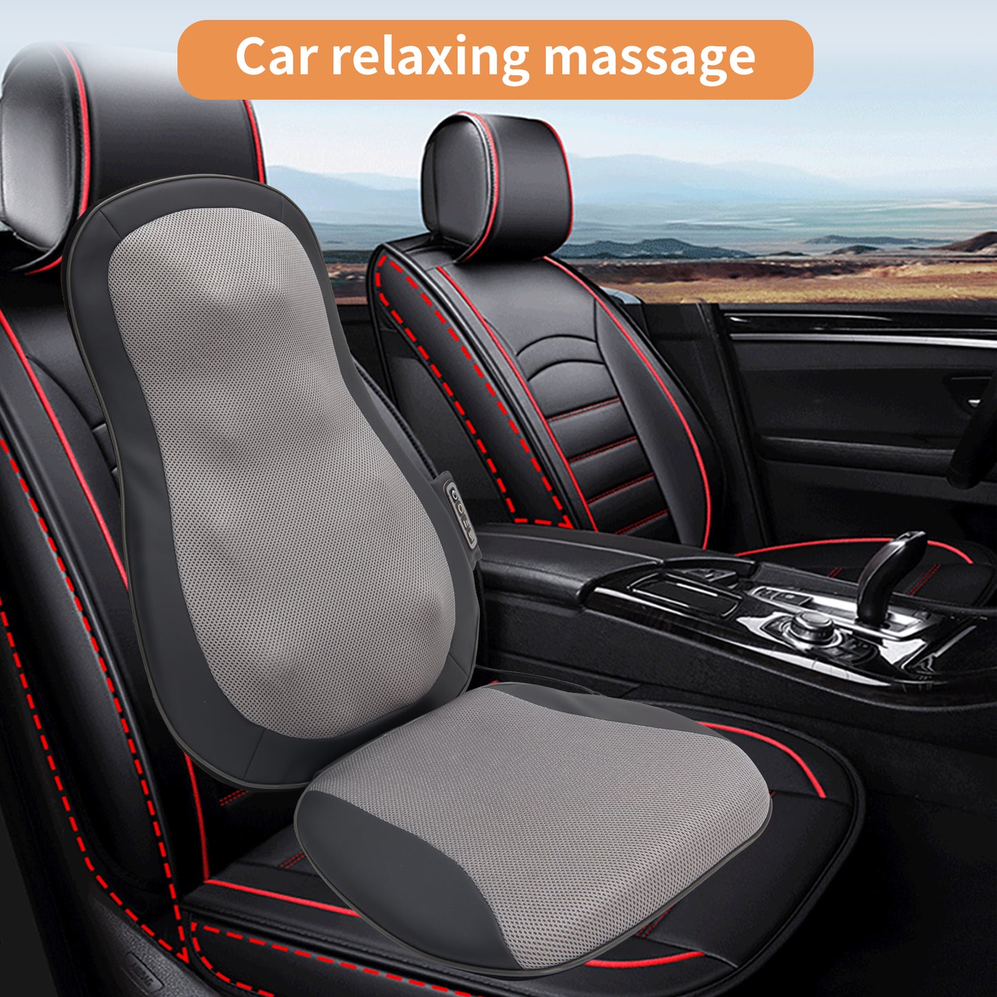 12 massage nodes，full set massage pad,Thai massage car cushion