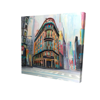 Building architecture in new-york - 32x32 Print on canvas