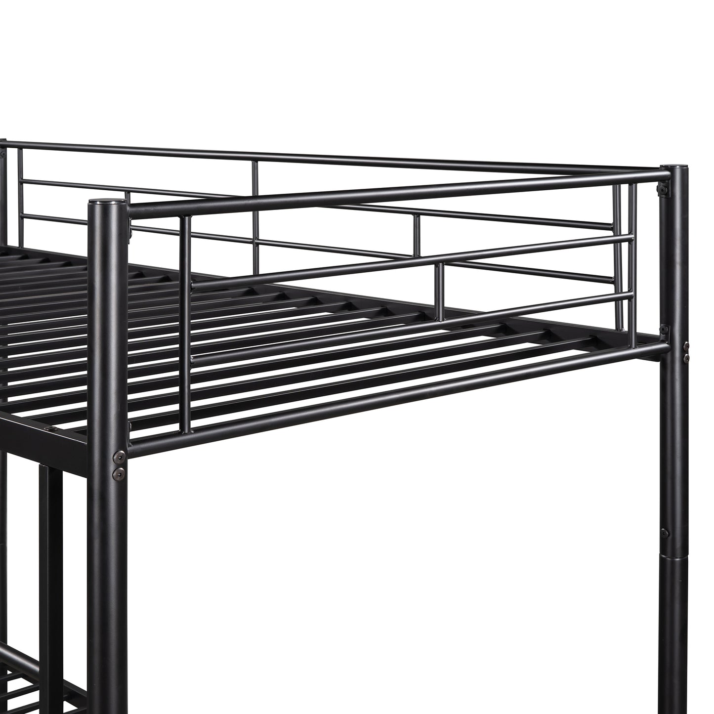 Twin Over Twin Metal Bunk Bed (Black) ( old sku: MF189201BAA )