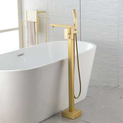 Single Handle Floor Mounted Freestanding Tub Filler