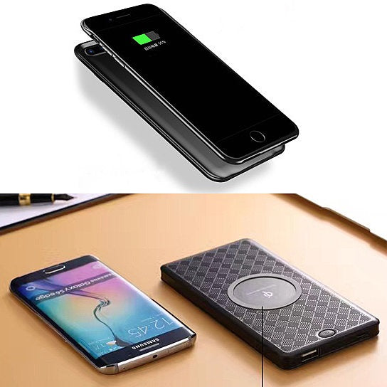 Quick iPhone 8/8X Qi Wireless Portable Pocket Charger by VistaShops