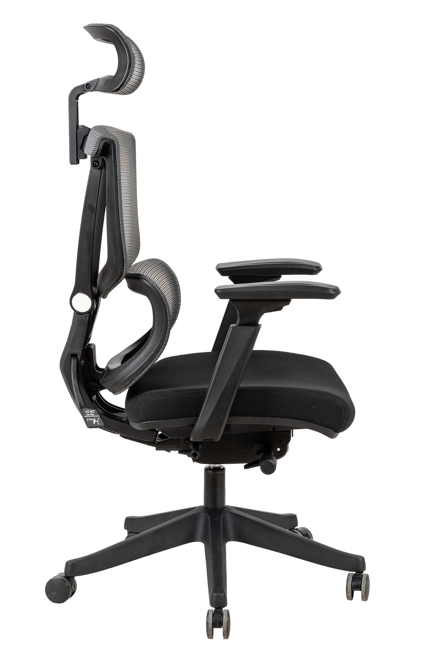 Big and tall Excusive Ergo Office Chair with double backs and slide seats, Headrest and 3d armrest ,tilt function max degree is 128 °, 300LBS, Black