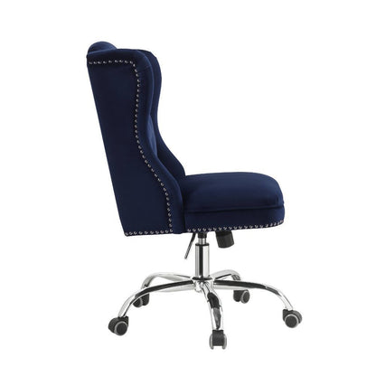 ACME Jamesia Office Chair, Midnight Blue Velvet 92665