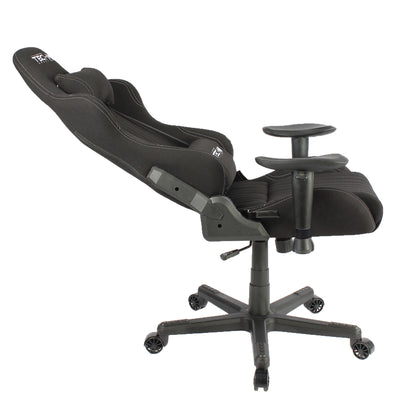 Techni Sport TS-F44 Fabric Ergonomic High Back Racer Style PC Gaming Chair, Black